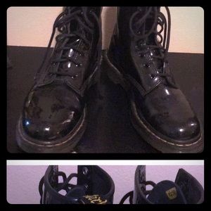 Shiny Black Doc Martens